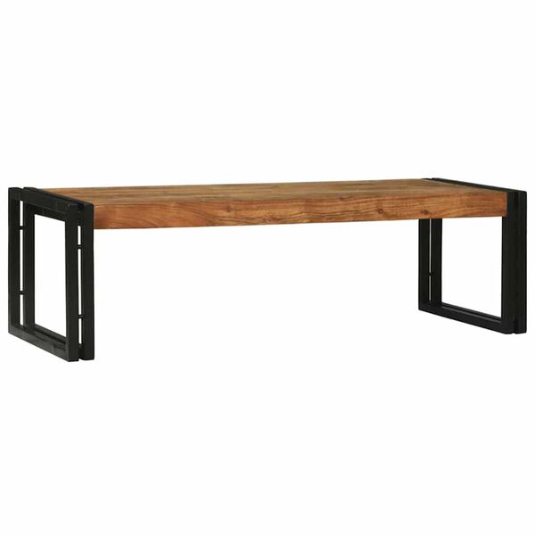 vidaXL Coffee Table 2 pcs Brown 48 x 40 x 40 cm Solid acacia wood