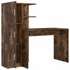 vidaXL Desk 2 pcs Smoked Oak