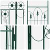 vidaXL Garden Arch with Lock Green 102 x 50 x 218 cm
