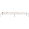 vidaXL Extra Long Bed Frame without Mattress White 90x210 cm Solid Wood Pine