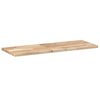 vidaXL Floating Shelf 80x30x2 cm Untreated Solid Wood Acacia