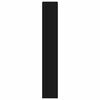 vidaXL Shoe Cabinet Black 63x24x147 cm Engineered Wood