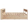 vidaXL Bed Frame without Mattress 200x200 cm Solid Wood Pine