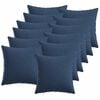 vidaXL Cushion Cover 12 pcs HEERLEN Blue 40 x 40 cm Fabric