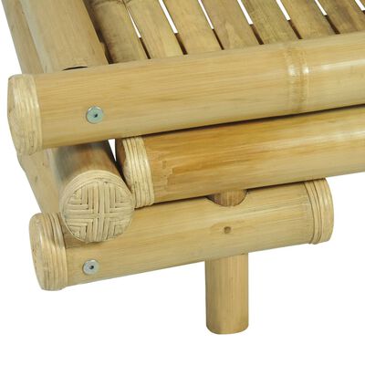 vidaXL Bed Frame Bamboo 140x200 cm