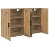 vidaXL Wall-mounted Cabinet 2 pcs Artisan Oak 69.5 x 34 x 90 cm