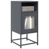 vidaXL Bedside Cabinet Anthracite 36x39x78 cm Cold-rolled Steel