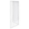 vidaXL Dog Gate Foldable 3 Panels White 150 cm Poplar Wood