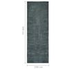 vidaXL Carpet Runner Washable Foldable Grey 100x300 cm Polyester