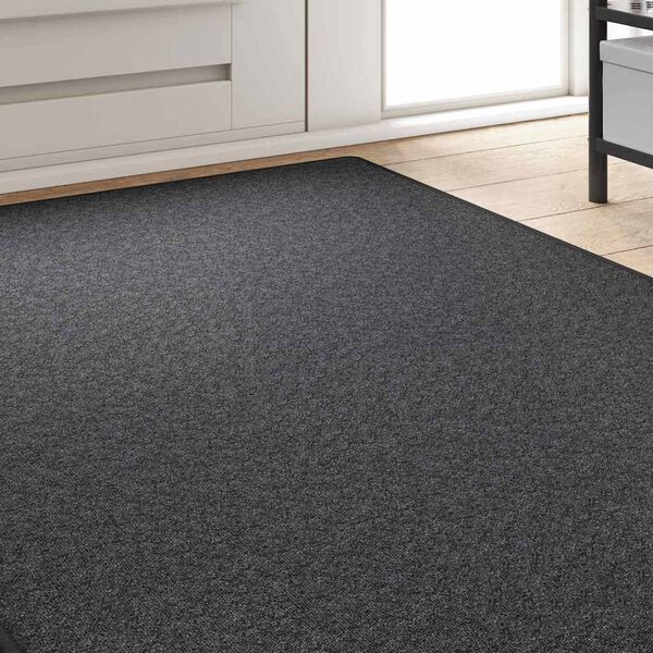 vidaXL Carpet Runner Dark Grey 100 x 250 cm 100% Polypropylene