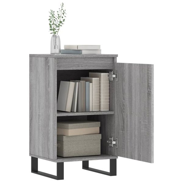 vidaXL Sideboard Grey Sonoma 40x35x70 cm Engineered Wood