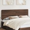 vidaXL Headboard Brown Oak 200 cm Engineered wood