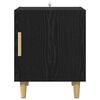 vidaXL Bedside Cabinet Black Oak 40 x 40 x 50 cm Engineered Wood