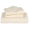 vidaXL Bath Towels "FROGN" 10 pcs Cream 100x150 cm 360 gsm