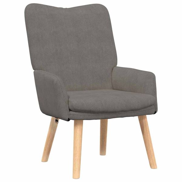 vidaXL Armchair Light Grey 63 x 67 x 94 cm Sherpa Fabric