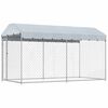 vidaXL Outdoor Dog Kennel with Canopy Top 382x192x225 cm