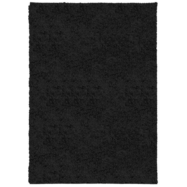 vidaXL Shaggy Rug PAMPLONA High Pile Modern Black 120x170 cm