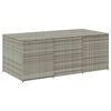 vidaXL Garden Storage Box Poly Rattan 180x90x70 cm Grey