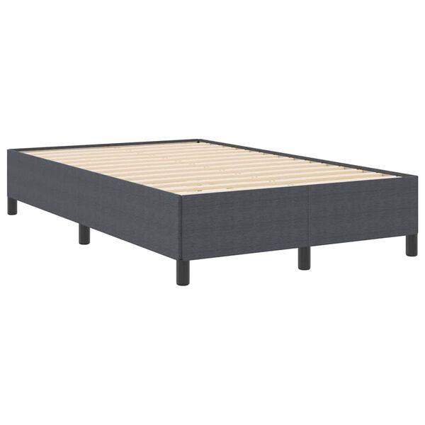 vidaXL Bed Frame Dark grey 120 x 200 cm Corduroy fabric