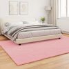 vidaXL Faux Rabbit Fur Rug Olite Pink 200 x 280 cm Polyester
