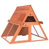vidaXL Rabbit Hutch 152x127x109,5 cm Solid Firwood