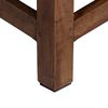 vidaXL Stool Natural 26 x 26 x 26 cm Mahogany Wood