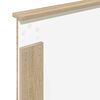 vidaXL Bed Frame with Headboard Sonoma Oak 90 x 190 cm Engineered Wood