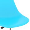 vidaXL Swivel Dining Chairs 2 pcs Blue PP