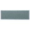 vidaXL Stair Mats 15 pcs 65x21x4 cm Sea Blue Rectangular Edge
