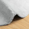 vidaXL Rug HUARTE Short Pile Soft and Washable Grey &Oslash; 120 cm