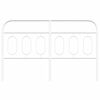 vidaXL Metal Headboard White 150 cm
