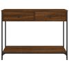 vidaXL Console Table Brown Oak 100x34.5x75 cm Engineered Wood