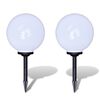 vidaXL Outdoor Pathway Lamps 2 pcs LED 30 cm with Ground Spike