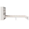 vidaXL Bookcase Bed without Mattress White 90x190cm Single Solid Wood Pine