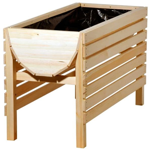 dobar Raised Bed with Planting Foil Natural