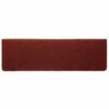 vidaXL Stair Mats Self-adhesive 20 pcs 65x21x4 cm Bordeaux Red Rectangular Edge