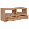 vidaXL TV Cabinet 90x30x40 cm Solid Teak Wood