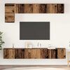vidaXL TV Cabinet Set Wall-mounted 5 pcs Old Wood Engineered Wood