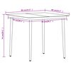 vidaXL 3 Piece Garden Dining Set Oak