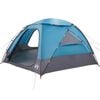 vidaXL Dome Tent with Removable Rainfly Blue 8-Person