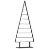 vidaXL Metal Christmas Tree with Stand Black 180 cm Steel
