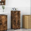 vidaXL Bathroom Cabinet with Drawer Smoked Oak 30 x 35 x 80 cm
