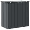 vidaXL Garden Storage Box Black 101.5 x 57 x 100.5 cm Steel