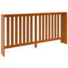 vidaXL Radiator Cover Wax Brown 169x19x84 cm Solid Wood Pine