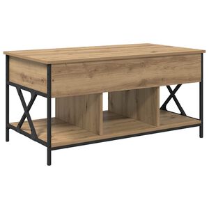 vidaXL Coffee Table Artisan Oak 100 x 55 x 48.5 cm Engineered Wood