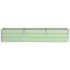 vidaXL Planter Green 240 x 80 x 45 cm Steel