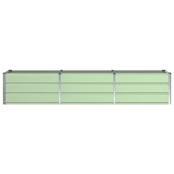 vidaXL Planter Green 240 x 80 x 45 cm Steel