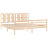 vidaXL Bed Frame without Mattress 200x200 cm Solid Wood