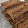 vidaXL Coffee Table Old wood 100 x 100 x 40 cm Engineered Wood
