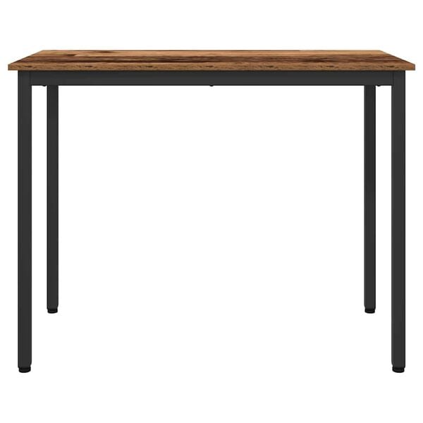 vidaXL Table Old Wood 100 x 50 x 76.5 cm Engineered Wood and Steel